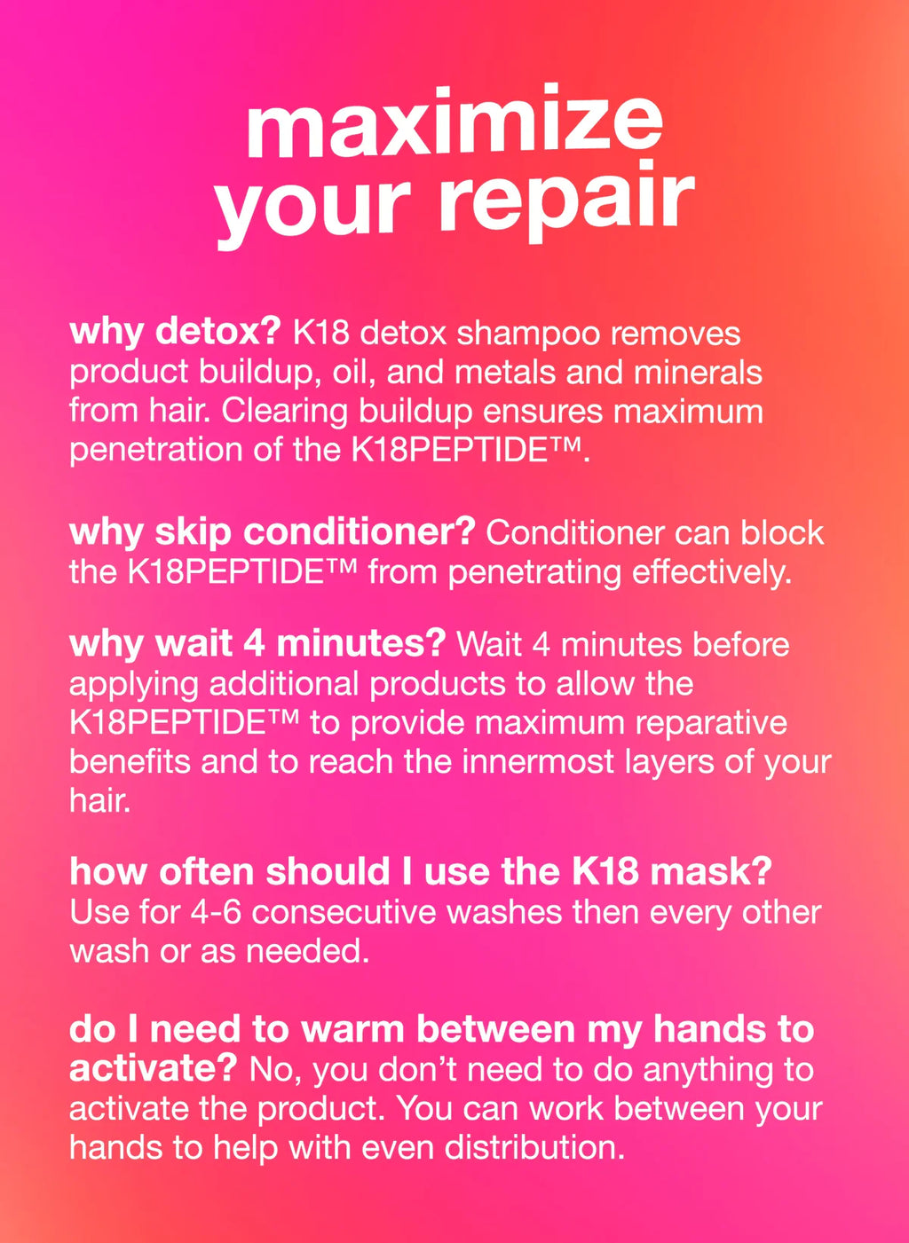 K18 Leave-In Molecular Repair Mask 50ml