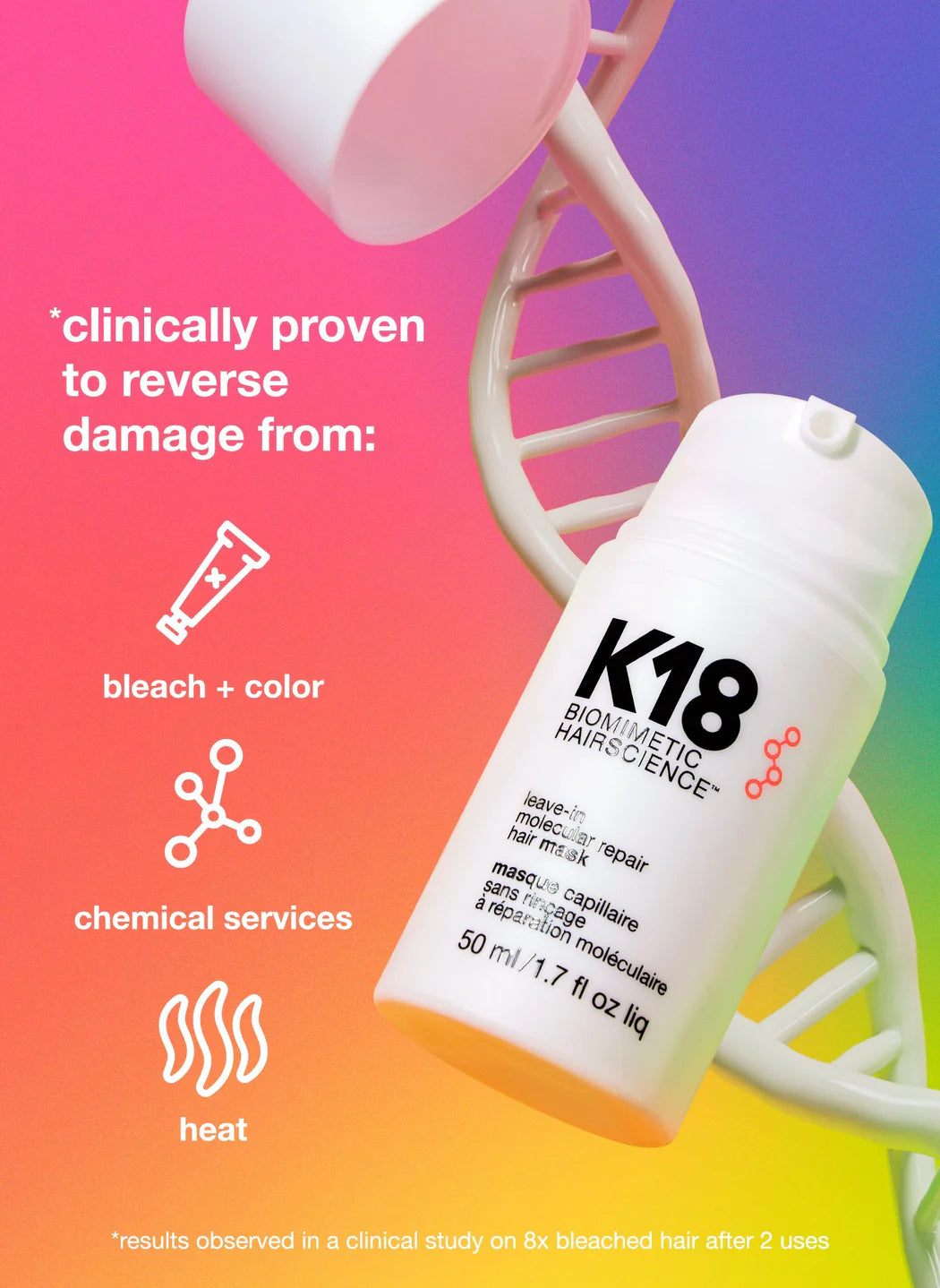K18 Leave-In Molecular Repair Mask 50ml