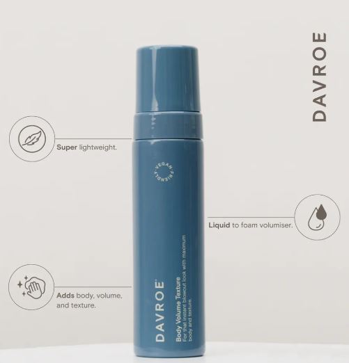 Davroe Body Volume Texture Styling Mousse 200ml