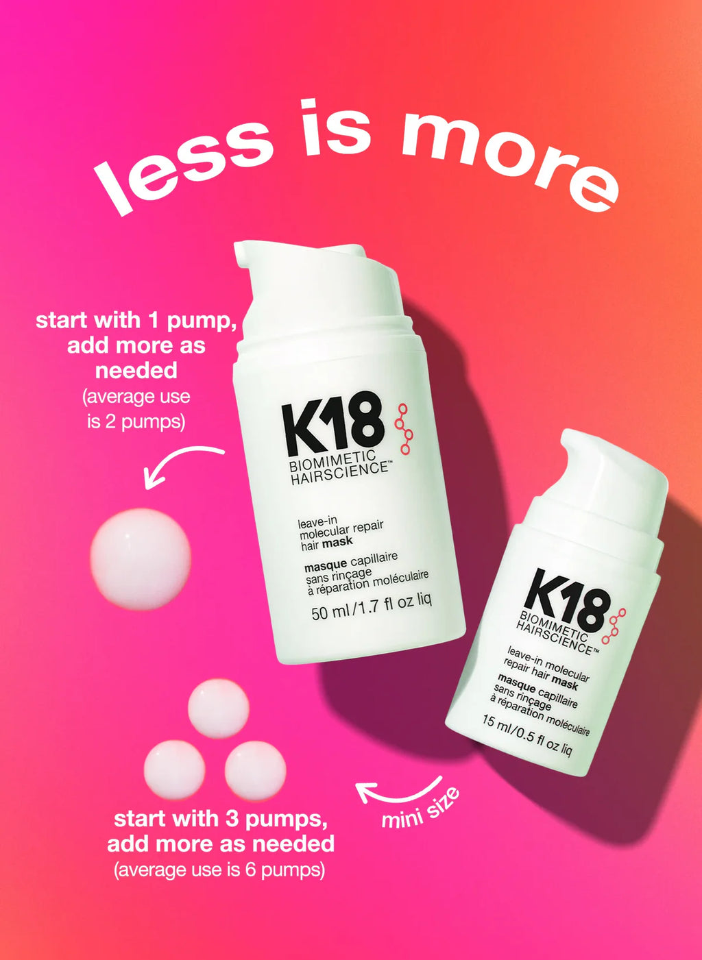 K18 Leave-In Molecular Repair Mask 50ml