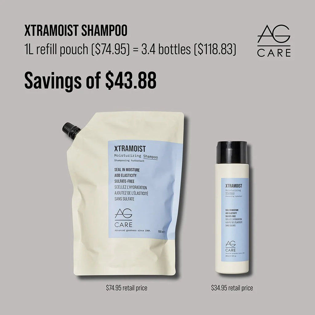 AG Care XTRAMOIST Moisturizing Shampoo 1000ml