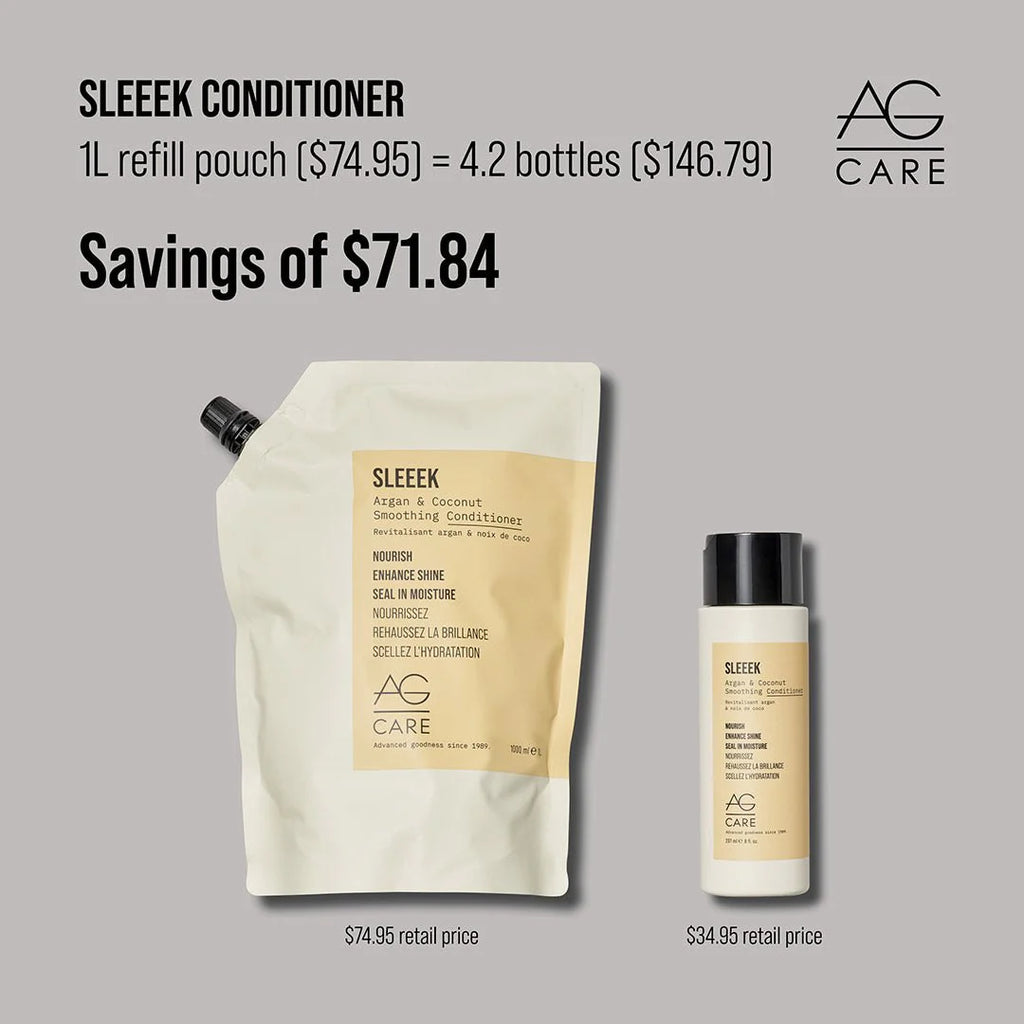 AG Care SMOOOTH Argan & Coconut Smoothing Shampoo 1000ml