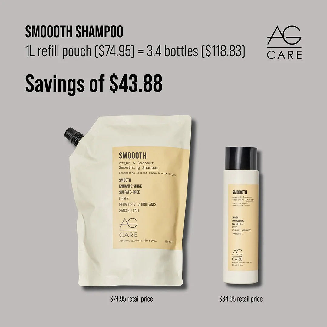 AG Care SMOOOTH Argan & Coconut Smoothing Conditioner 1000ml
