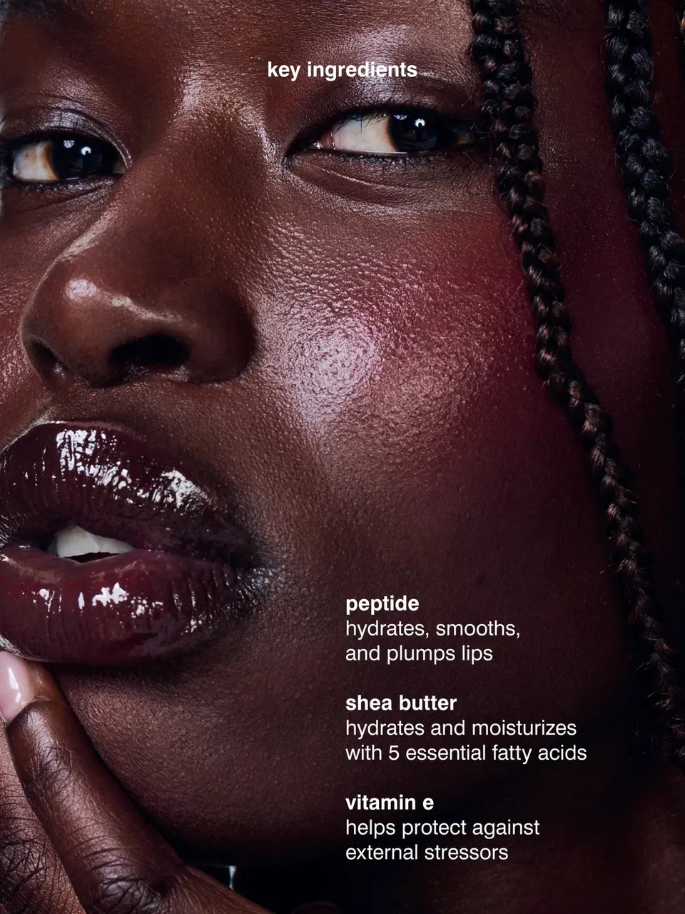 Rhode Peptide Lip Tint Glaze Raspberry Jelly
