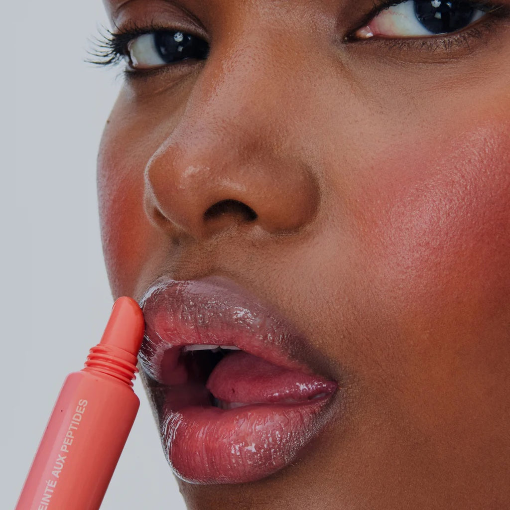 Rhode Peptide Lip Tint Glaze Peach Pit