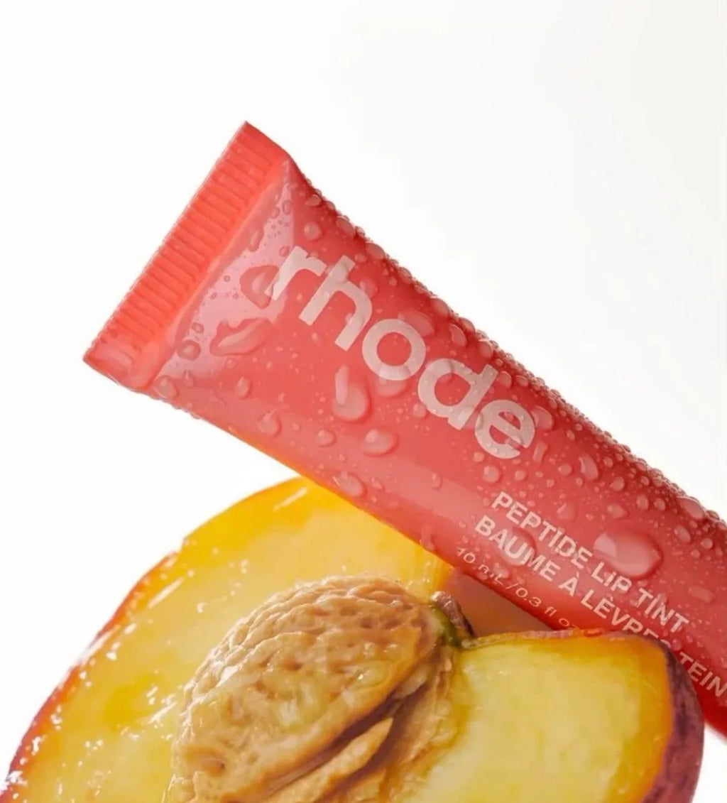 Rhode Peptide Lip Tint Glaze Peach Pit