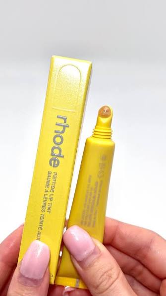 Rhode Peptide Lip Tint Glaze Lemontini