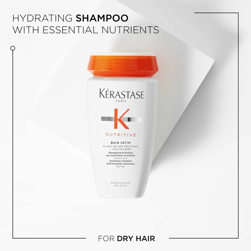 KERASTASE NUTRITIVE BAIN SATIN HYDRATING SHAMPOO FOR DRY HAIR 200ml