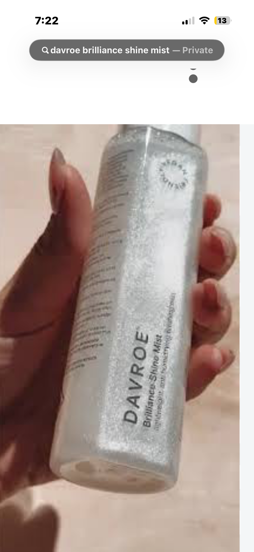 Davroe Brilliance Shine Mist 125ml
