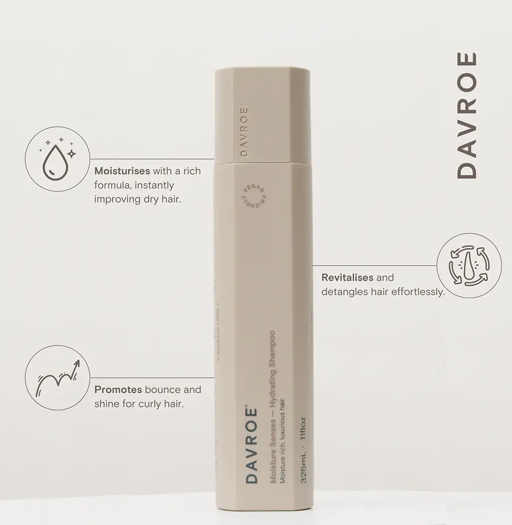 Davroe Moisture Senses Hydrating Shampoo 325ml