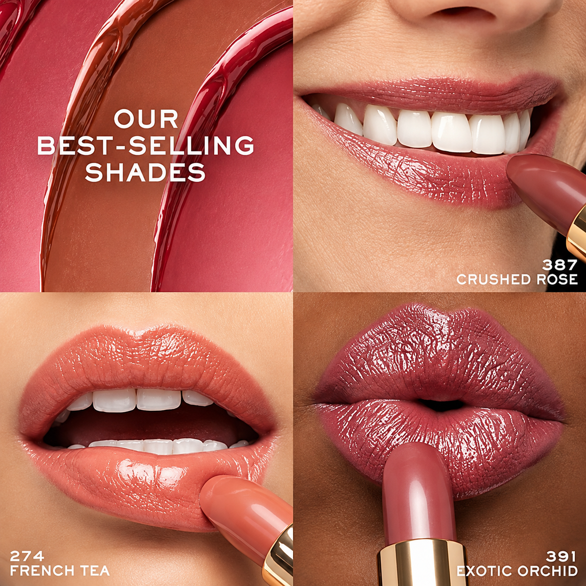 L'Absolu Rouge Cream Lipstick French Tea 274