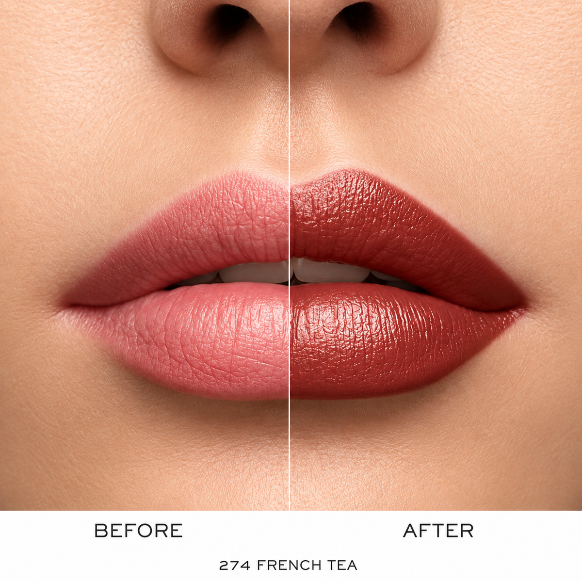 L'Absolu Rouge Cream Lipstick French Tea 274
